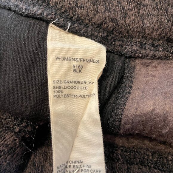 Woolrich Skirt MEDIUM Brown Fleece Winter Hiking Outdoor Cabincore - Picture 8 of 9
